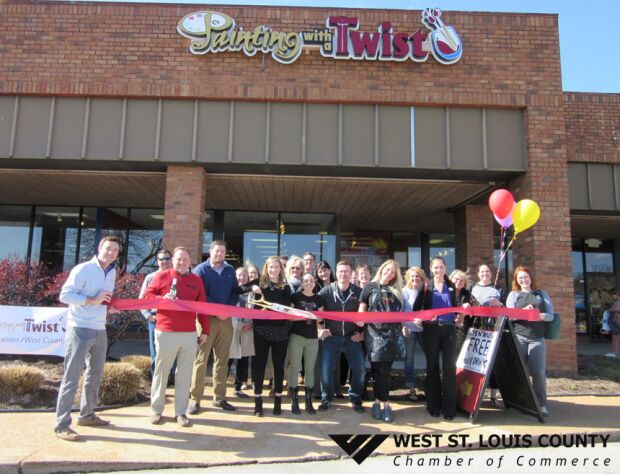 Painting with a Twist Manchester Ribbon Cutting (1)